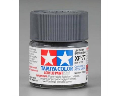 Tamiya 81777 Mini MXF-77 IJN Flat Grey Acrylic Paint (10ml)