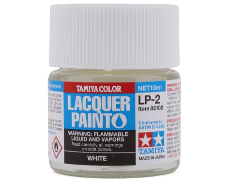 Tamiya 82102 LP-2 White Lacquer Paint (10ml)