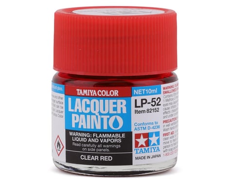 Tamiya 82152 LP-52 Clear Red Lacquer Paint (10ml)