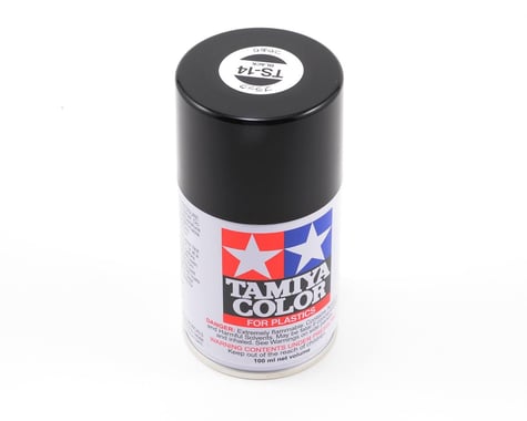 Tamiya 85014 TS-14 Black Lacquer Spray Paint (100ml)