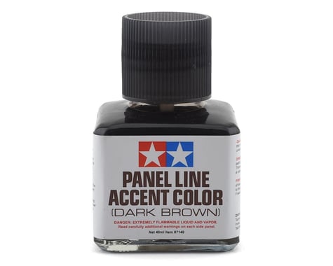 Tamiya 87140 Panel Line Accent Color (Dark Brown) (40ml)