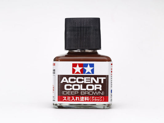 Tamiya 87210 Accent Color, Dark Red-Brown, 40ml Bottle