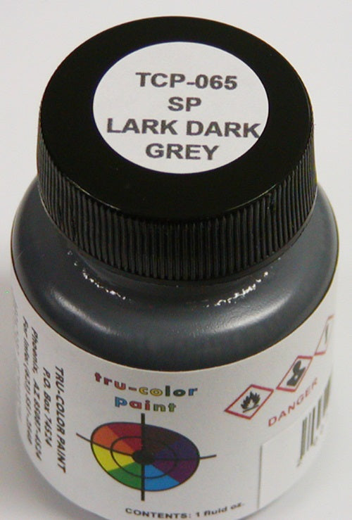 Tru-Color Paint 065 - Railroad Color Acrylic Paint - 1oz/29.6mL - Southern Pacific Lark Dark Gray