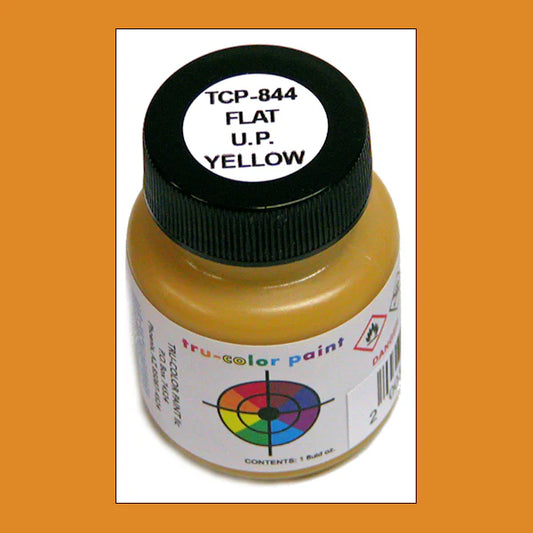 Tru-Color Paint 844 - Flat Brushable Acrylic Paint - 1oz/29.6mL - Union Pacific Armour Yellow
