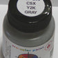Tru-Color Paint 266 - Railroad Color Acrylic Paint - 1oz/29.6mL - CSX Transportation Original (Y2K) Gray