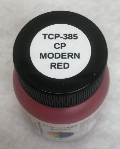 Tru-Color Paint 385 - Railroad Color Acrylic Paint - 1oz/29.6mL - Canadian Pacific Modern Red