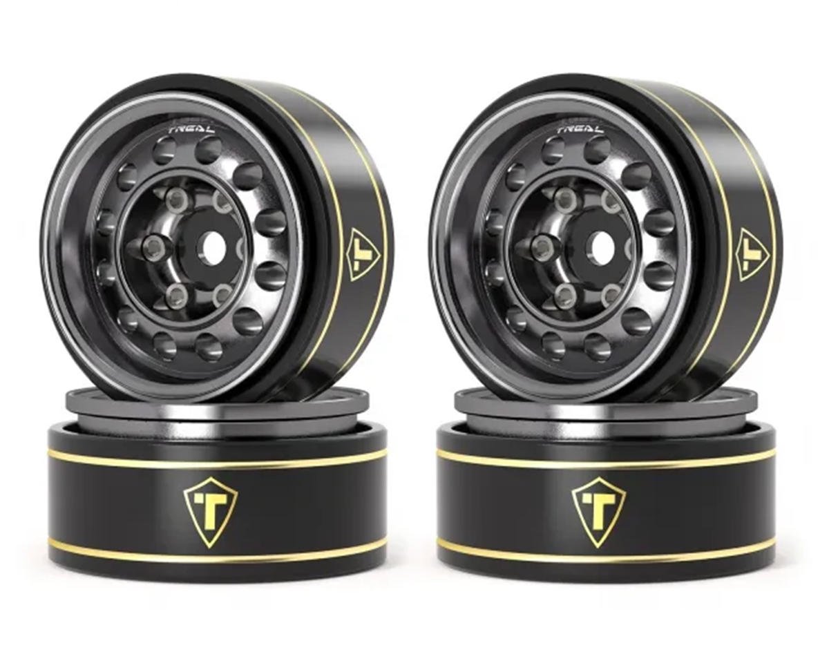 Treal TSCX24-253 Treal Type K 1.0" 12-Hole Beadlock Classic Vintage Wagon Wheels (Grey)