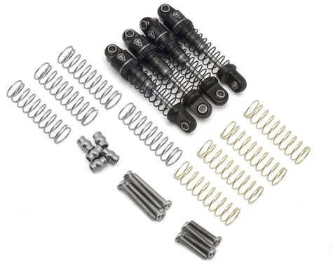 Treal TSCX30-13 SCX30 23mm Alum Oil-Filled Threaded Shocks (Grey) (4)