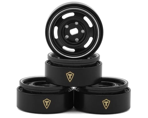 Treal TSCX30-30 0.7" 5-Slot Alum Micro Beadlock Wheels (Black) (4)