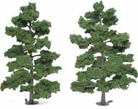 Woodland Scenics TR1519 1519 Ready Made Realistic Trees- 8" - 9" Med Green (2)