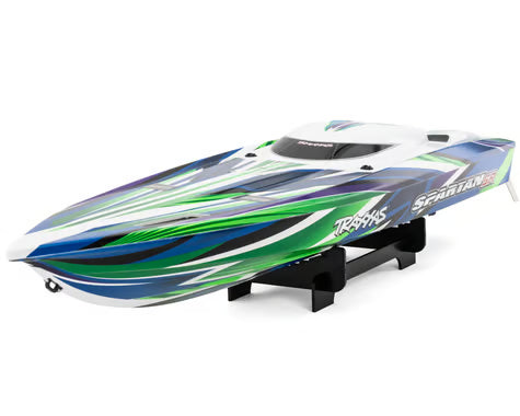 Traxxas 103076-4-GRN Spartan® SR 6S High-Performance Brushless RTR Race Boat (Green) w/TQi™ 2.4GHz Radio & TSM®