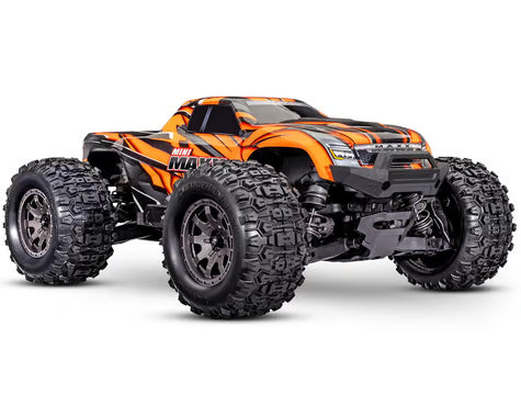 Traxxas 107154-1-ORNG Mini Maxx® Brushless 1/16 4WD RTR Monster Truck (Orange) w/TQ™ 2.4Ghz Radio, Battery