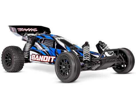Traxxas 24254-8-BLUEX Bandit HD 1/10 RTR 2WD Electric Buggy (Blue) w/XL-5 ESC, TQ 2.4GHz Radio, Battery & USB-C Charger