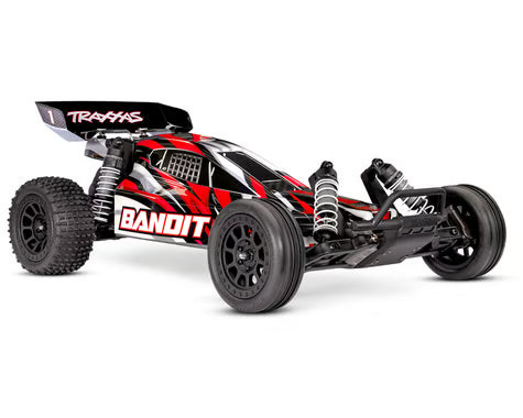 Traxxas 24254-8-REDX Bandit HD 1/10 RTR 2WD Electric Buggy (Red) w/XL-5 ESC, TQ 2.4GHz Radio, Battery & USB-C Charger
