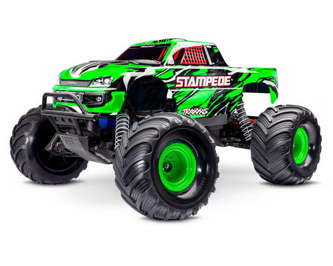Traxxas 36254-8-GRNX Stampede HD 1/10 RTR 2WD Electric Monster Truck (Green) w/XL-5 ESC, TQ 2.4GHz Radio, Battery & USB-C Charger
