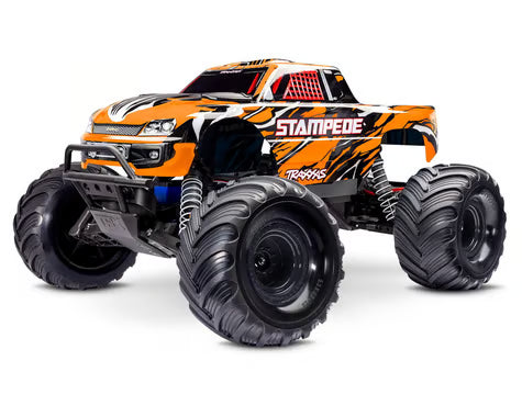 Traxxas 36254-8-ORNG Stampede HD 1/10 RTR 2WD Electric Monster Truck (Orange) w/XL-5 ESC, TQ 2.4GHz Radio, Battery & USB-C Charger