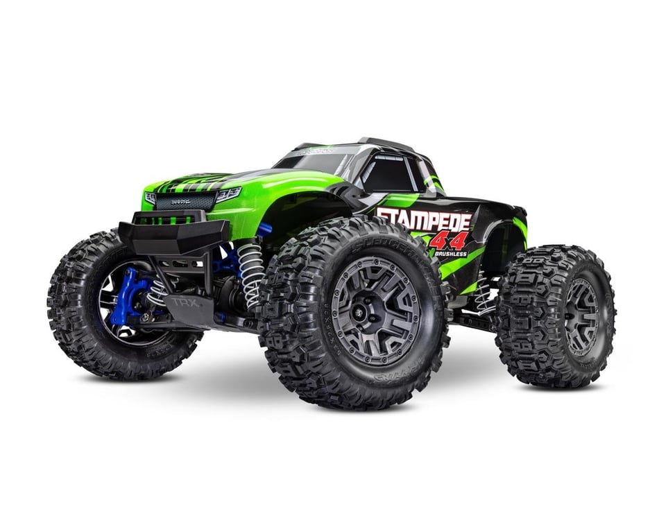 Traxxas 36076-74-GRN Stampede VXL Brushless 1/10 RTR 2WD Monster Truck (Green) w/Magnum 272R, TQi 2.4GHz Radio & TSM
