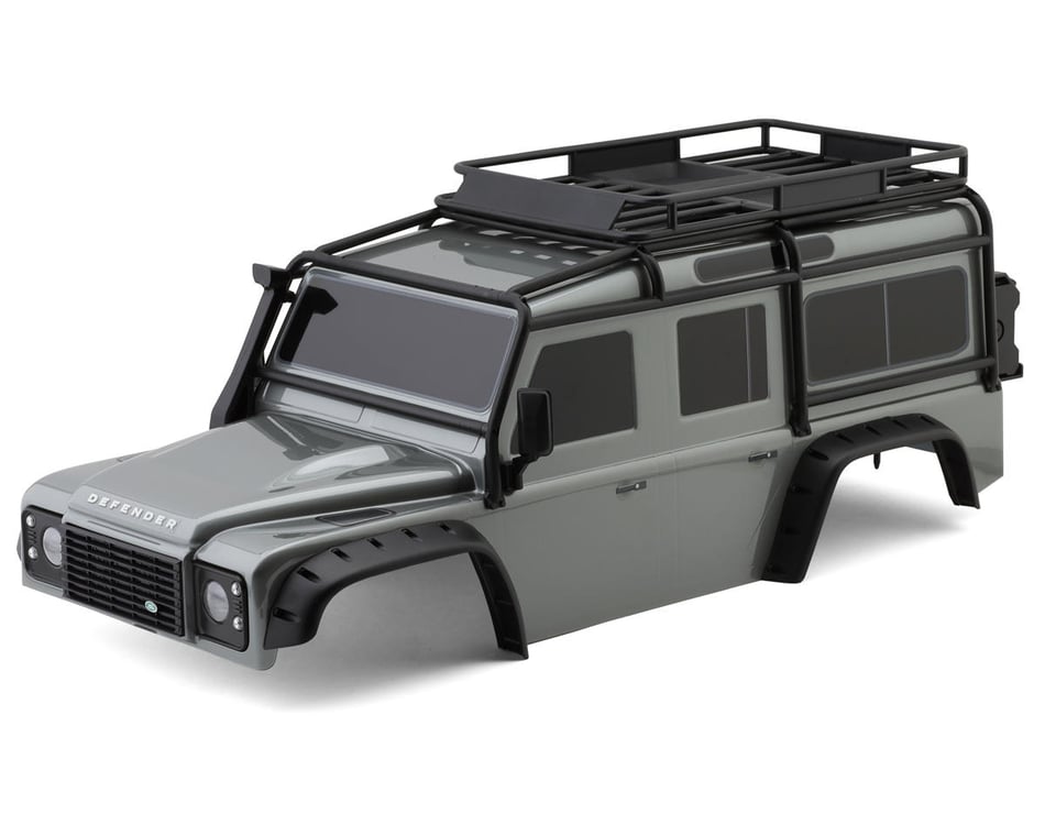 Traxxas 8050-SLVR TRX-4 Land Rover Defender Clipless Silver Body