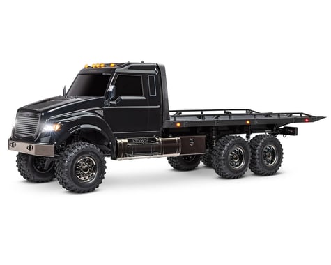Traxxas 88086-84-BLK TRX-6 1/10 6x6 Ultimate RC Hauler Flatbed Tow Truck w/TQi 2.4GHz Radio & Pro Scale Winch