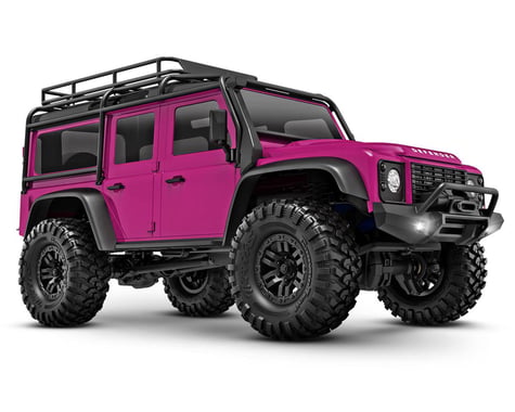 Traxxas 97054-1-PINK TRX-4M® 1/18 RTR Electric Rock Crawler w/Land Rover Defender Body (Pink)