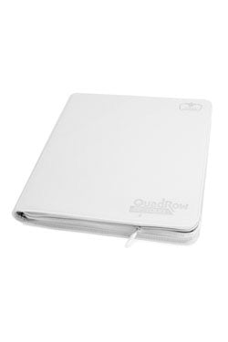 Ultimate Guard 10470 12 Pocket Quadrow Zipfolio Xenoskin White