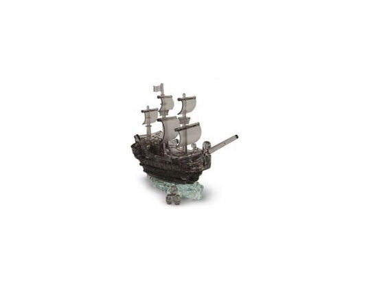 University Games 30958 Puzzle: 3D Crystal: Deluxe Pirate Ship - Smoke Color