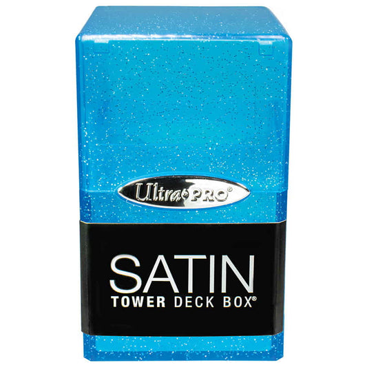 Ultra Pro 15909 Satin Tower Deck Box - Glitter Blue