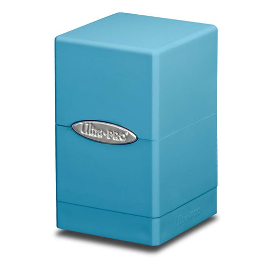 Ultra Pro 84180 Satin Tower Deck Box - Light Blue