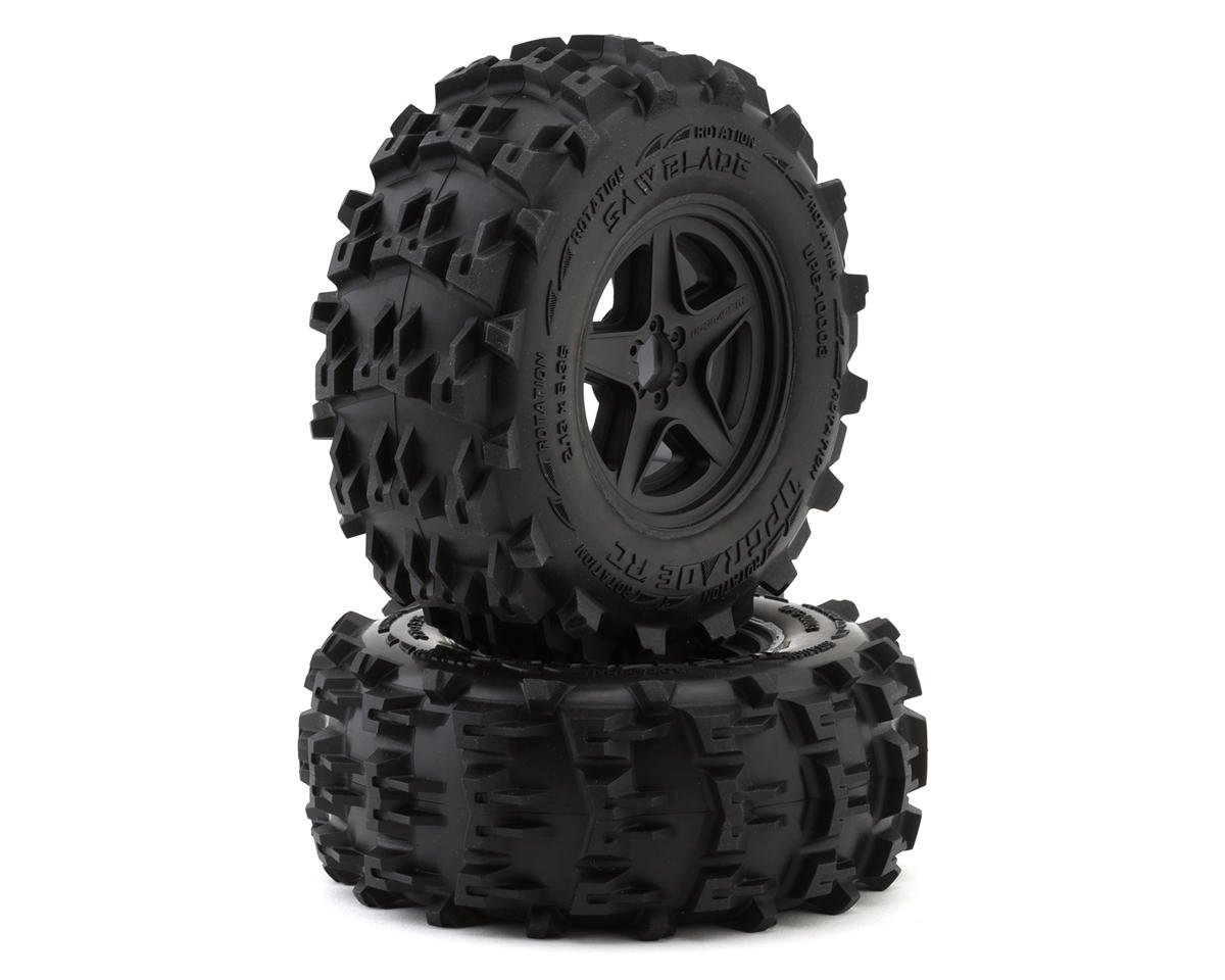 UpGrade RC 10003 Saw Blade 2.8" Pre-Mounted Off-Road Tires w/5-Star Wheels (2) (17mm/14mm/12mm Hex)