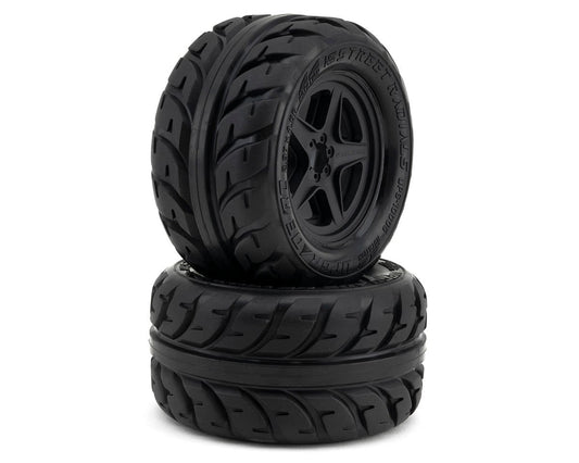 UpGrade RC 10005 Low-Pro BELTED Street Radials 2.8" Pre-Mounted On-Road Tires