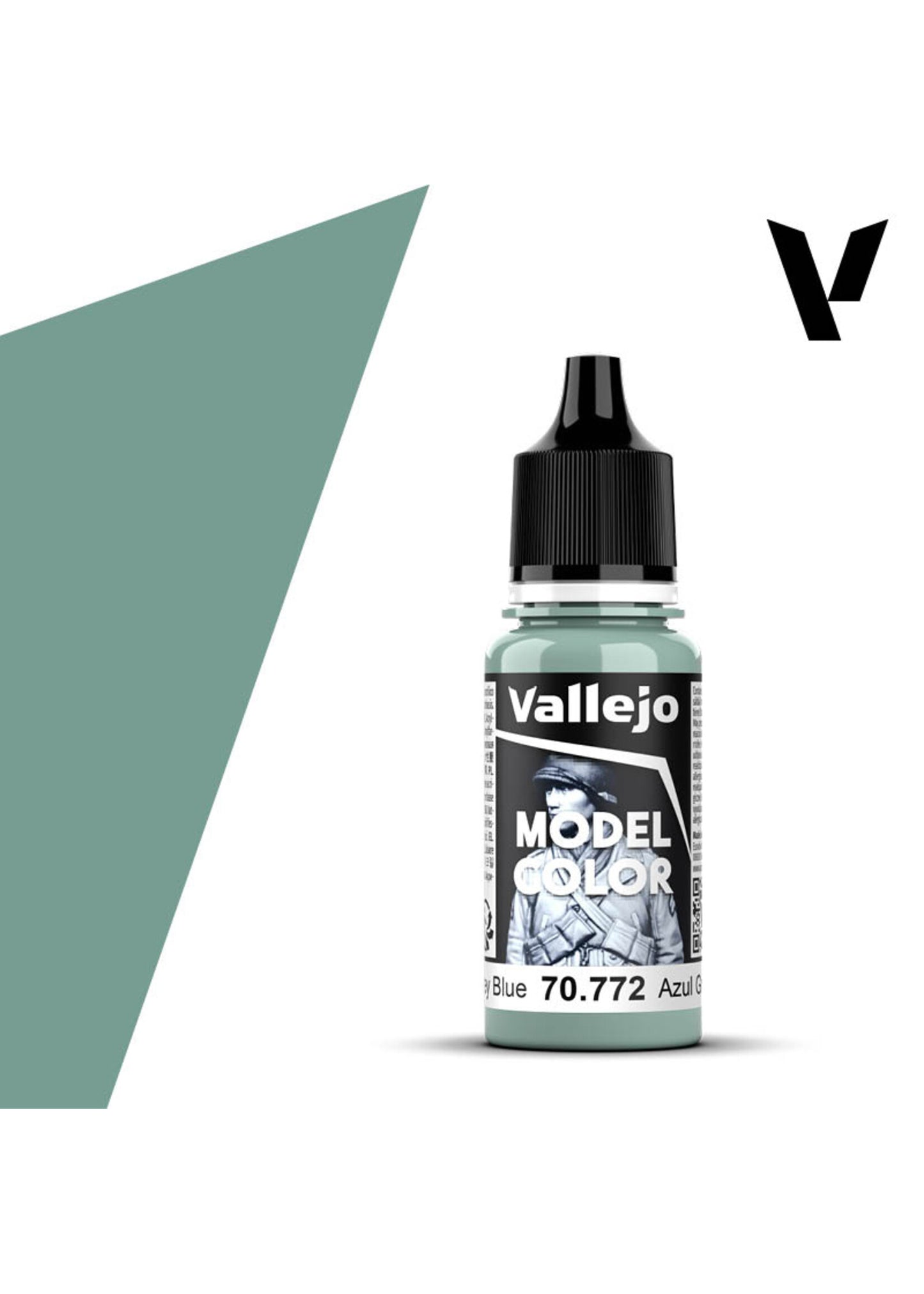 Vallejo Model Color (171) Medium Grey Blue 70.772 18ml