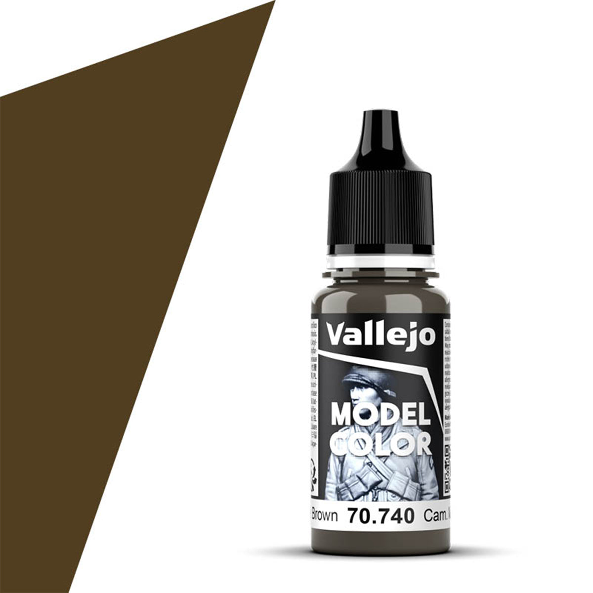 Vallejo Model Color (117) 70.740 Camouflage Middle Brown 18ml