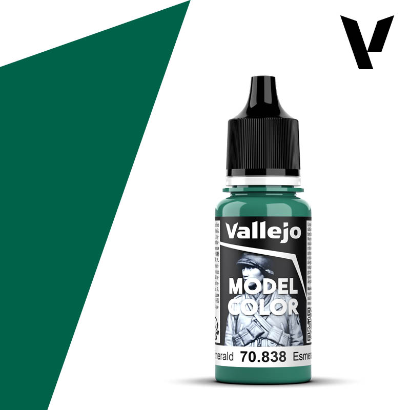 Vallejo Model Color (075) 70.838 Emerald 18ml