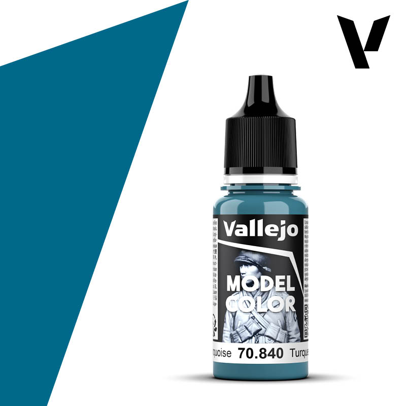 Vallejo Model Color (070) 70.840 Light Turquoise 18ml
