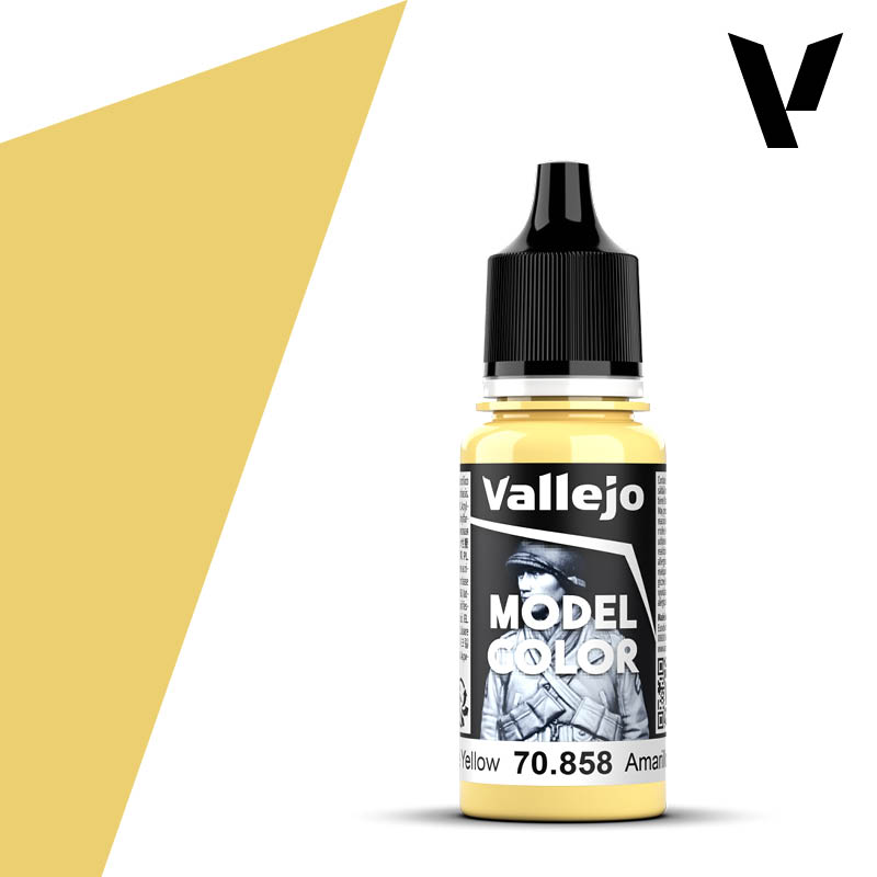 Vallejo Model Color (023) 70.858 Ice Yellow 18ml