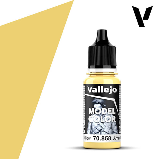 Vallejo Model Color (023) 70.858 Ice Yellow 18ml