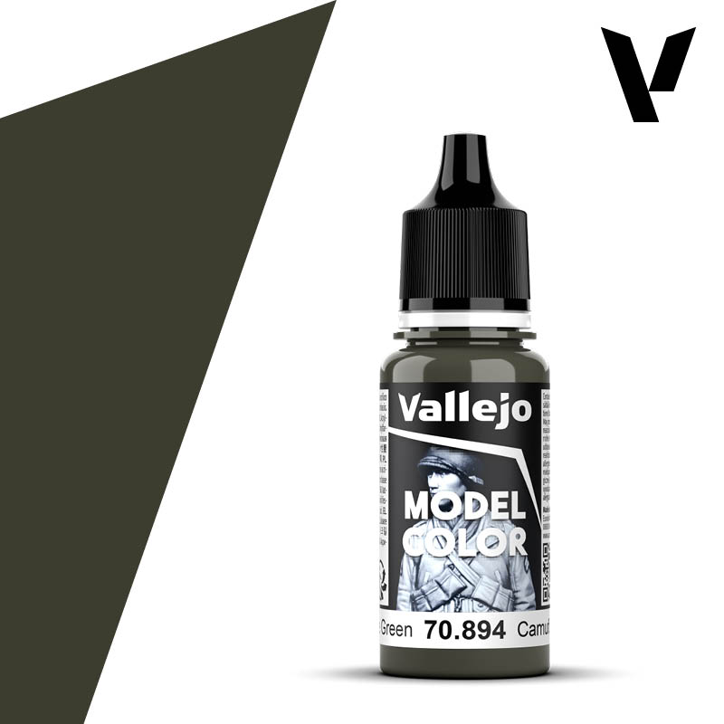 Vallejo Model Color (108) 70.894 Camouflage Olive Green 17ml Bottle