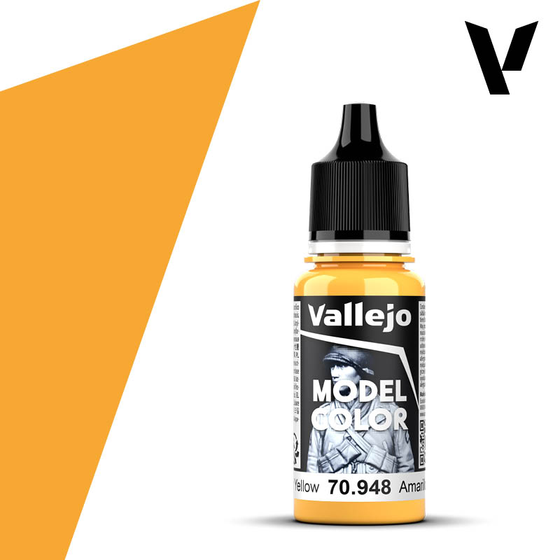 Vallejo Model Color (028) 70.948 Golden Yellow 18ml