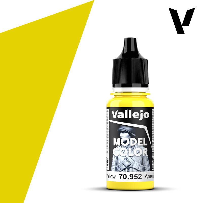 Vallejo Model Color (025) 70.952 Lemon Yellow 18ml
