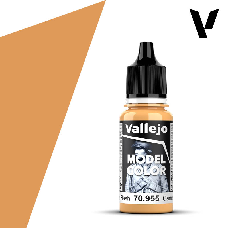 Vallejo Model Color (017) 70.955 Flat Flesh 18ml