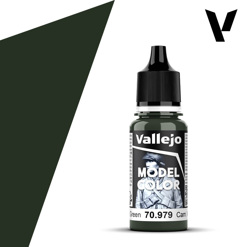 Vallejo Model Color (089) 70.979 Camouflage Dark Green 18ml