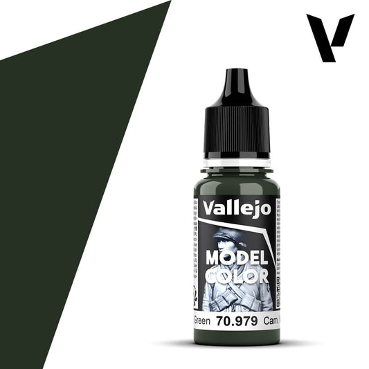 Vallejo Model Color (089) 70.979 Camouflage Dark Green 18ml
