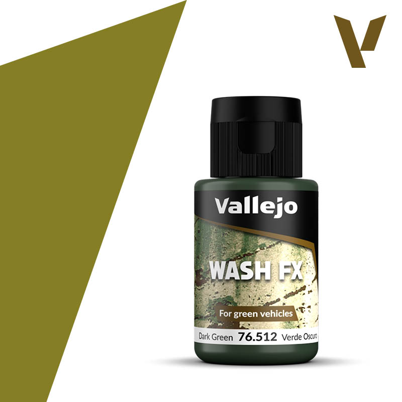 Vallejo 76512 Dark Green Wash FX