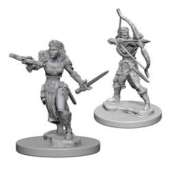 WIZKIDS 72638 D&D: Nolzur's Marvelous Unpainted Miniatures -W1-Elf Female Ranger