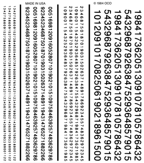 Woodland Scenics DT511 Dry Transfer R.R. Railroad Gothic Numbers, Black