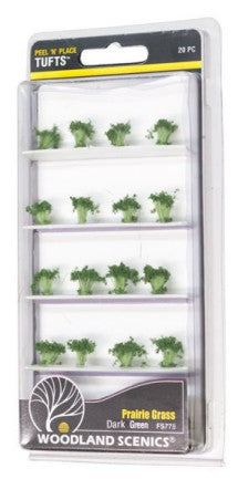 Woodland Scenics 778 FS778 Peel n Place- Dark Green Prairie Grass