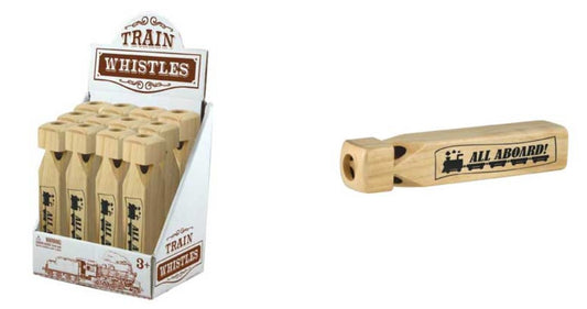 WOW Toyz 2414 Wooden Train Whistle