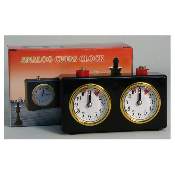 Worldwise Imports 4005AC Chess Clock: Wind-Up Analog