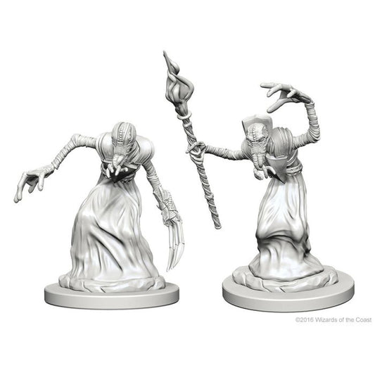 WIZKIDS 72566 DUNGEONS AND DRAGONS: NOLZUR'S MARVELOUS UNPAINTED MINIATURES -W1-MINDFLAYERS