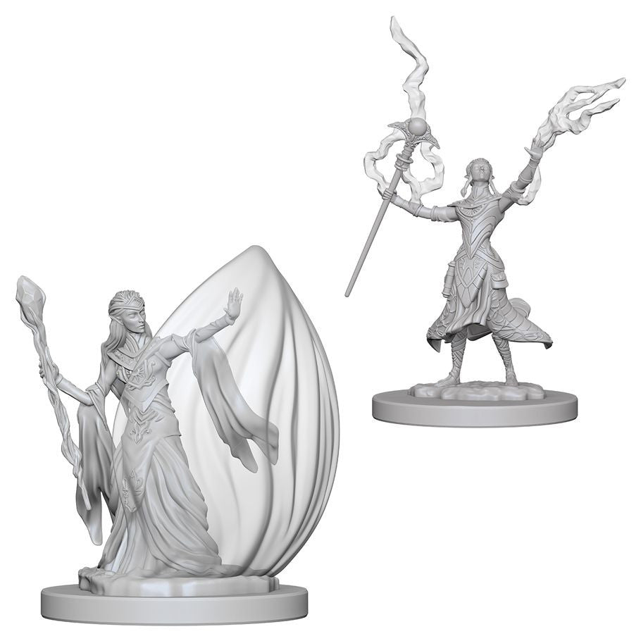 WIZKIDS 72623 D&D: Nolzur's Marvelous Minis: Elf Female Wizard W3